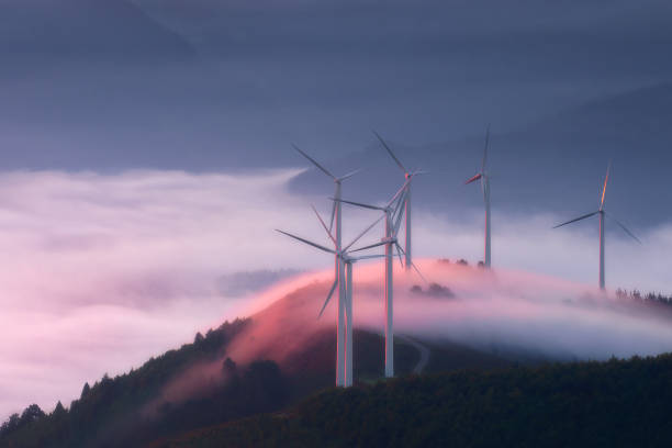 Energía eólica, generación de electricidad, energía verde