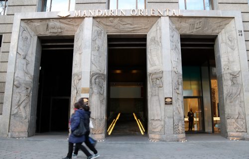 Fachada hotel Mandarin Oriental de Barcelona.