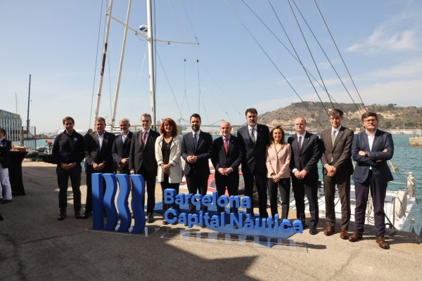 Presentación de la Copa América en el Port de Barcelona.