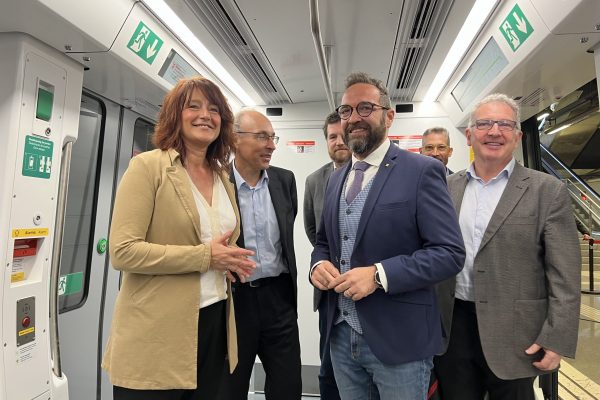 Se estrena el primero de los 50 nuevos trenes de Alstom que se incorporarán a las líneas del metro